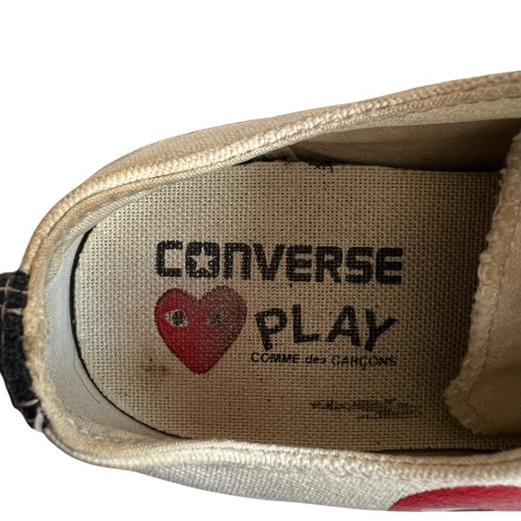 Comme des Garçons Play Converse Low Chuck Taylor Sneakers - Picture 14 of 14